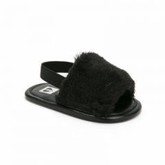 Fashion Faux Fur Baby Shoes Summer Cute Infant Baby soft boys girls shoes