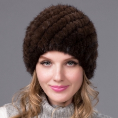 Flash Sale 2019 Winter Warm Fur Hat in Brown