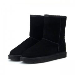 Women Fashion Genuine Leather Australia Classic Winter Snug Snow Mid-calf Boots