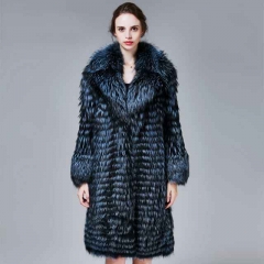 2021 Winter New Elegant Real Fox Fur Coat
